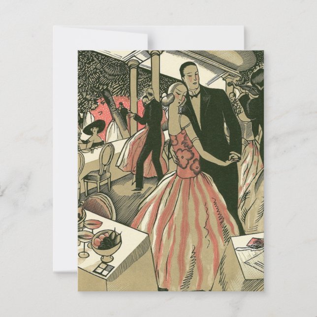 Vintage Art Deco Wedding, Newlyweds First Dance (Frente)