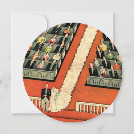 Vintage Art Deco Wedding, Noiva em Convite