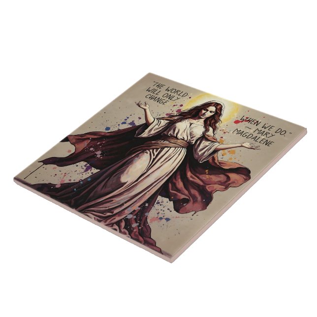 Vintage Art Mary Magdalene Quote  (Lateral)