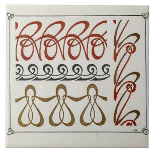 Vintage Art Nouveau Ilustração de Alphonse Mucha