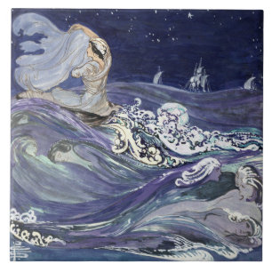 Vintage Art Nouveau Mermaids por Pamela C. Smith