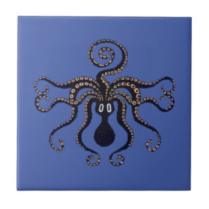Vintage Art Nouveau Octopus por Leon Bakst