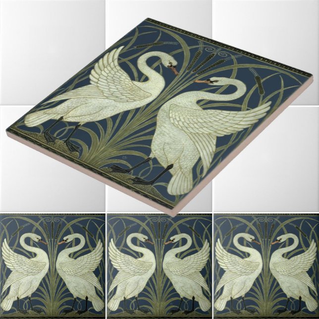 Vintage Art Nouveau Swans by Walter Crane (Criador carregado)