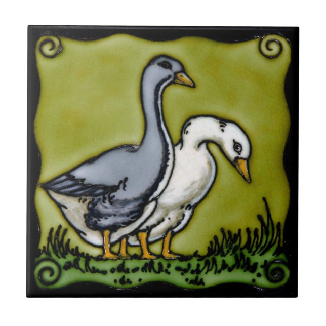 Vintage Arts and Crafts Ducks (Frente)