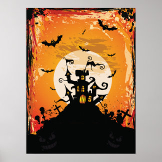 Vintage assombrada poster