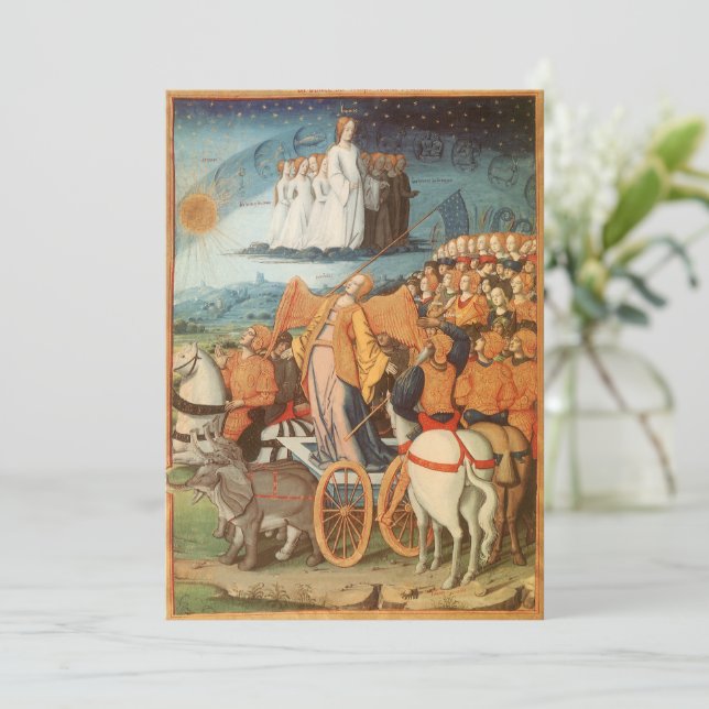 Vintage Astronomia Celestial Potência dos Céus (Em pé/Frente)