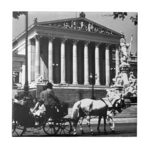 Vintage Áustria Parlamento de Viena