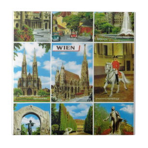 Vintage Áustria, Wien, Viena, Multiview