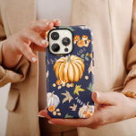 Vintage Autumn Orange Pumpkin capas de iphone-Mate<br><div class="desc">VINTAGE AUTUMN ORANGE PUMPKIN faz uma adição de excelente à sua coleção de casos para outono. Não hesite em entrar em contato com o proprietário da loja para perguntas adicionais sobre nossos produtos. PurdyCase</div>
