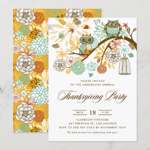 Vintage Autumn Ownership Janta Convite para Ação