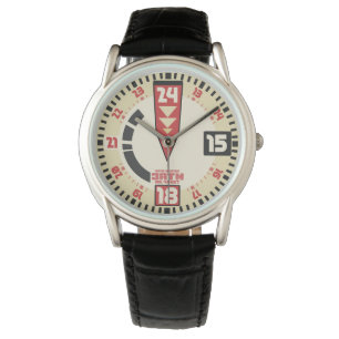 Vintage aviador desportivo relógio de estilo milit