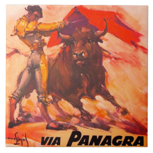 Vintage Azulejo cerâmico no Peru