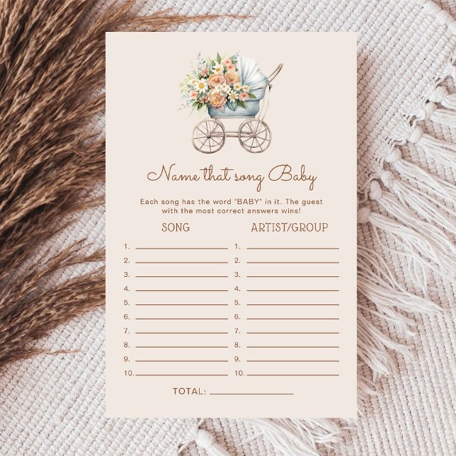 Vintage Baby Carruagem Name Aquela música baby gam (Criador carregado)