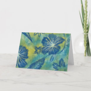 Vintage Balinese - Cartão de Saudação Batik