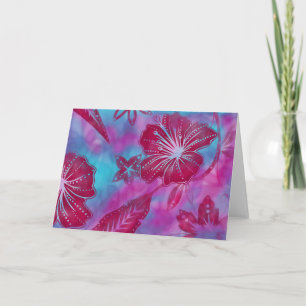 Vintage Balinese - Cartão de Saudação Batik