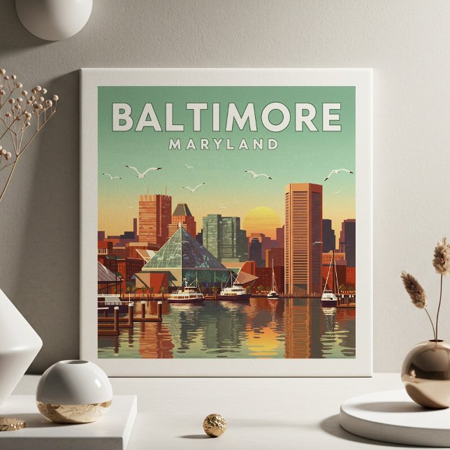 Vintage Baltimore Maryland (Criador carregado)