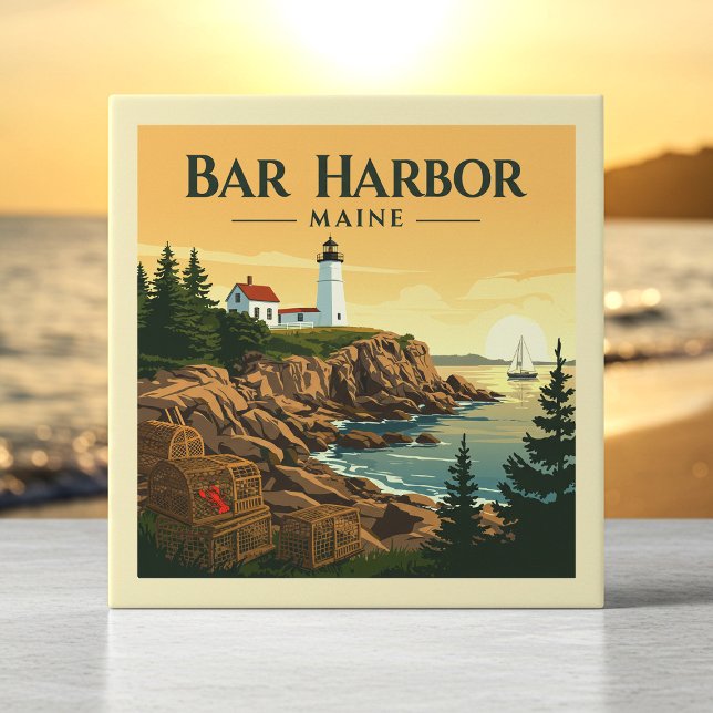 Vintage Bar Harbor Maine (Criador carregado)
