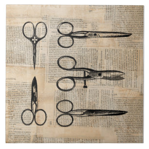 Vintage Barbers Shears Tesouras Anticas