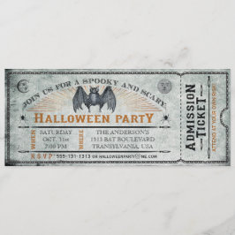 Vintage Bat Halloween Convite II
