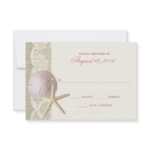 Vintage Beach e Lace Ivory RSVP