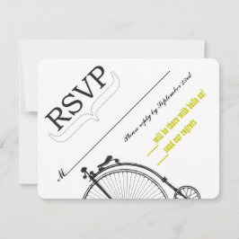 Vintage Bicycle Love RSVP