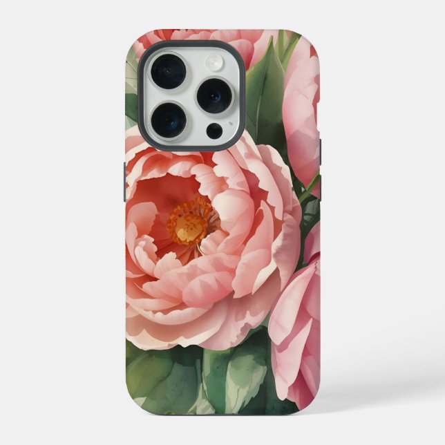 Vintage Big Pink Flowers (Verso)