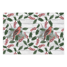 Vintage Birds Floral Natal