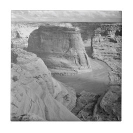 Vintage Black White Ansel Adams Canyon Fotografia
