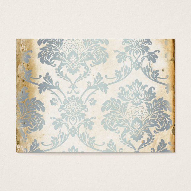 Vintage Blue Damask (Frente)