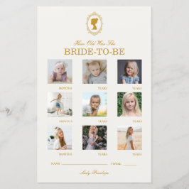 Vintage Blue Regency Cameo Bridal Shower Games