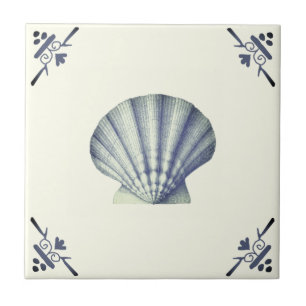 Vintage Blue Sea Shell moderno na Costa do Marfim