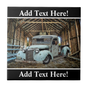 Vintage Blue Truck Barn Russo