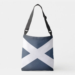 Vintage Blue - White flag - Bolsa de cruzeiro da E