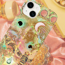 Vintage boêmia, arte hippie pastel única