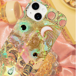 Vintage boêmia, arte hippie pastel única