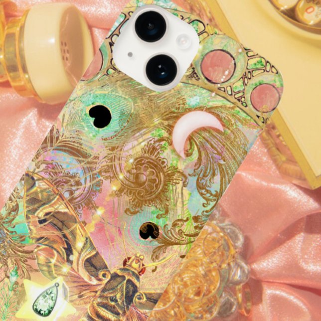 Vintage boêmia, arte hippie pastel única (Criador carregado)