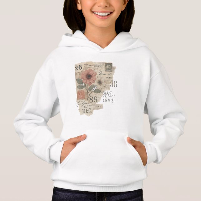 Vintage Botanical Collage – Timeless Floral Art (Frente)