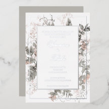 Vintage Botanical Floral Wedding
