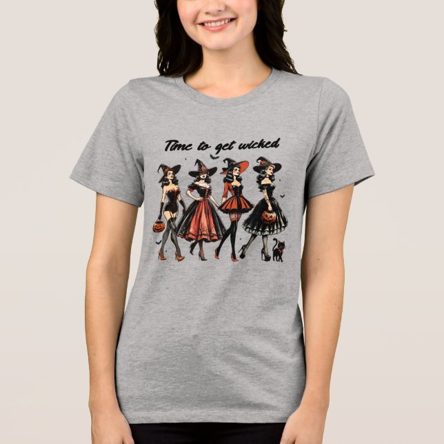 Vintage Bruxa Tempo de Ficar Má (Frente)