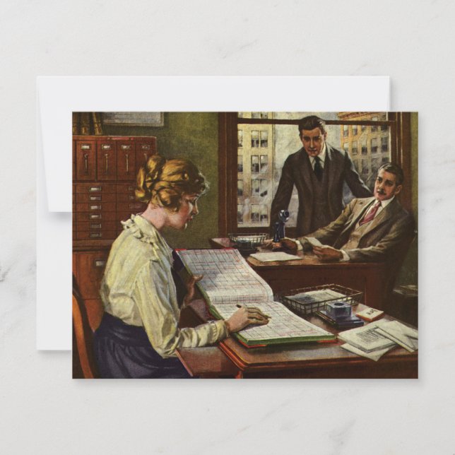 Vintage Business Meeting, Office com Executivos (Frente)