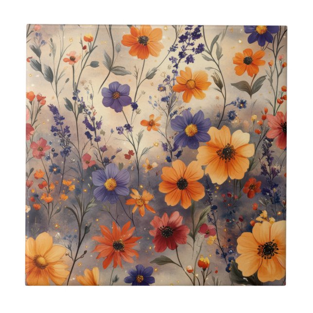 Vintage Butterfly Wildflower (11) (Frente)