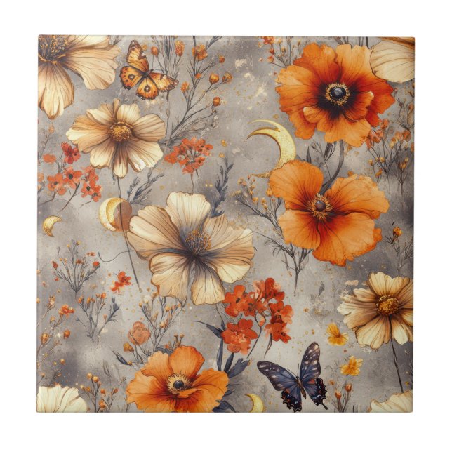 Vintage Butterfly Wildflower (12) (Frente)