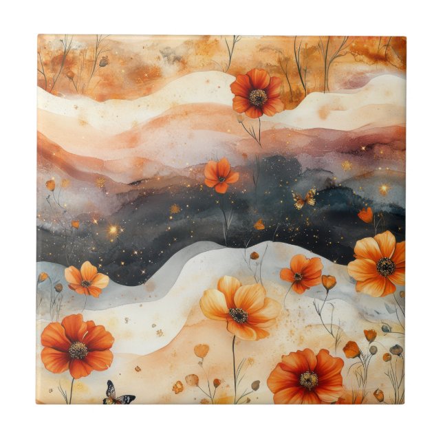 Vintage Butterfly Wildflower (4) (Frente)