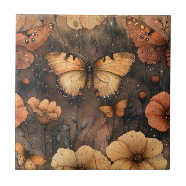 Vintage Butterfly Wildflower (8) (Frente)