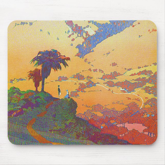 Vintage California Landscape Mousepad (Frente)