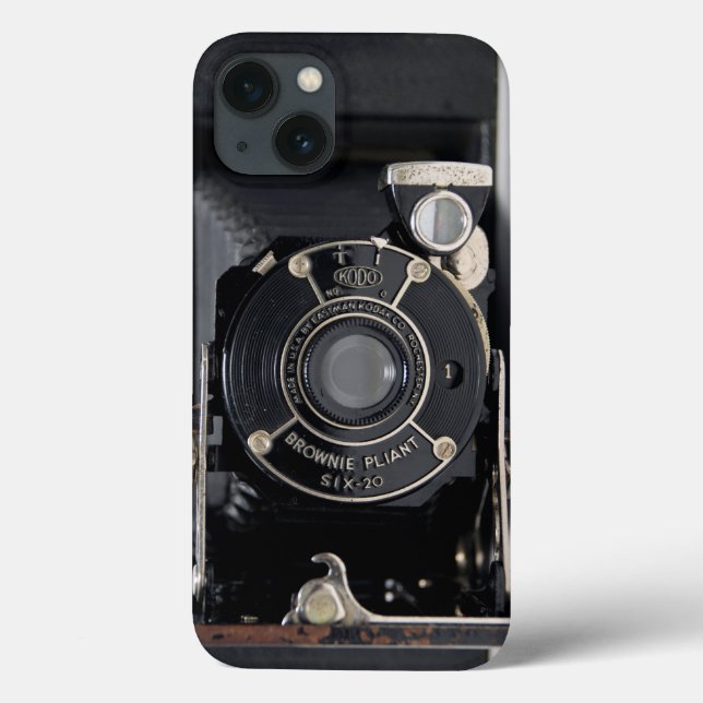 VINTAGE CAMERA 6d USA Dobrando o telefone da câmer (Verso)