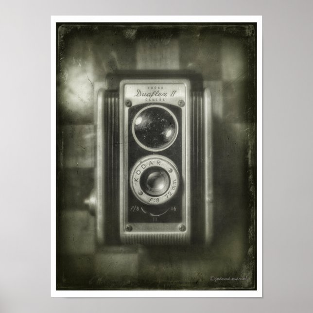 Vintage Camera Poster (Frente)