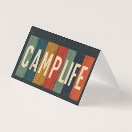 Vintage Camp Life Typography