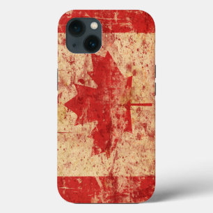 Vintage Canadian Flag Maple Leaf Design Capa de te