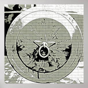 Vintage Cannon Grunge Poster